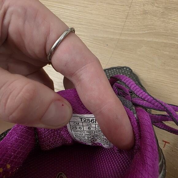 Asics Grey Purple GT-2170 Duomax Gel Supportive Outdoor Running Sneakers Size 8 - Picture 9 of 9